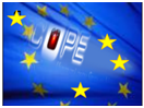 Logo progetto SCoPE e bandiera europea
