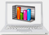 Immagine pc portatile e grafico